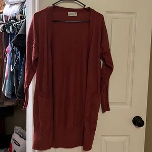 Burnt orange cardigan